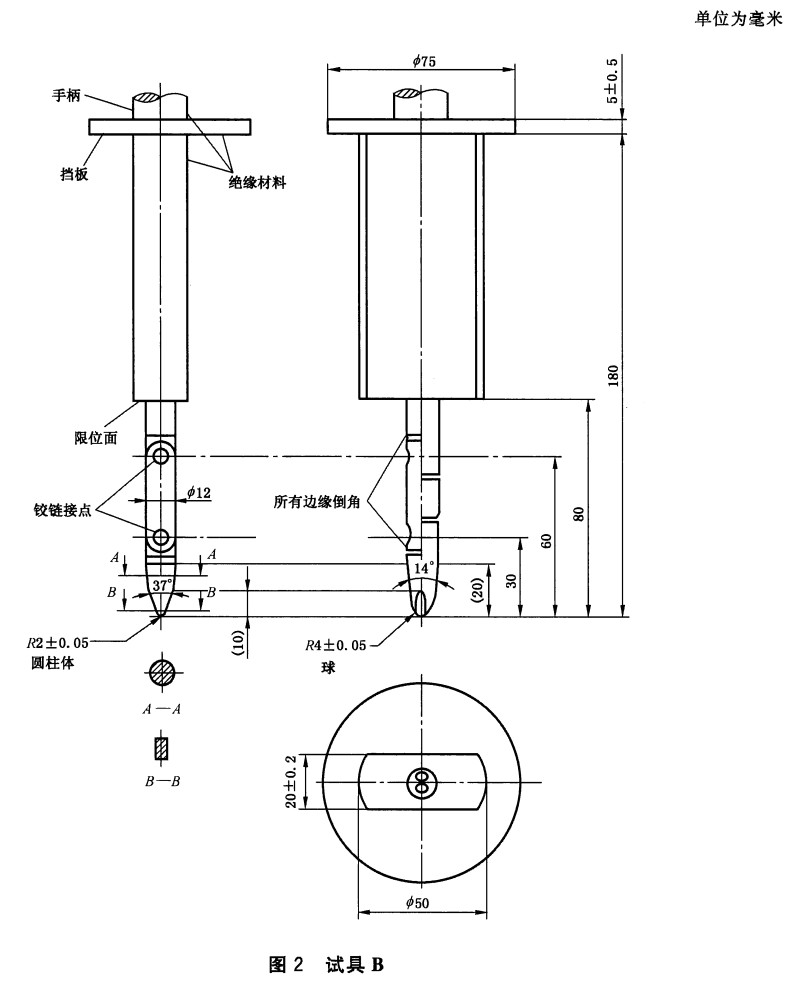 IP20試驗探棒