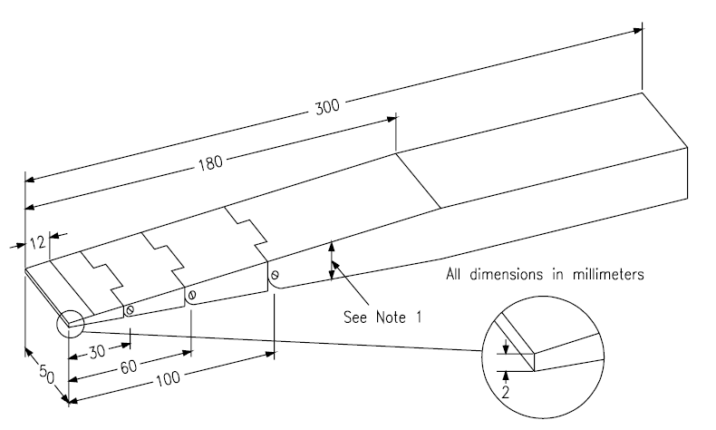 IEC62368-1 Figure V.4楔形試驗(yàn)指
